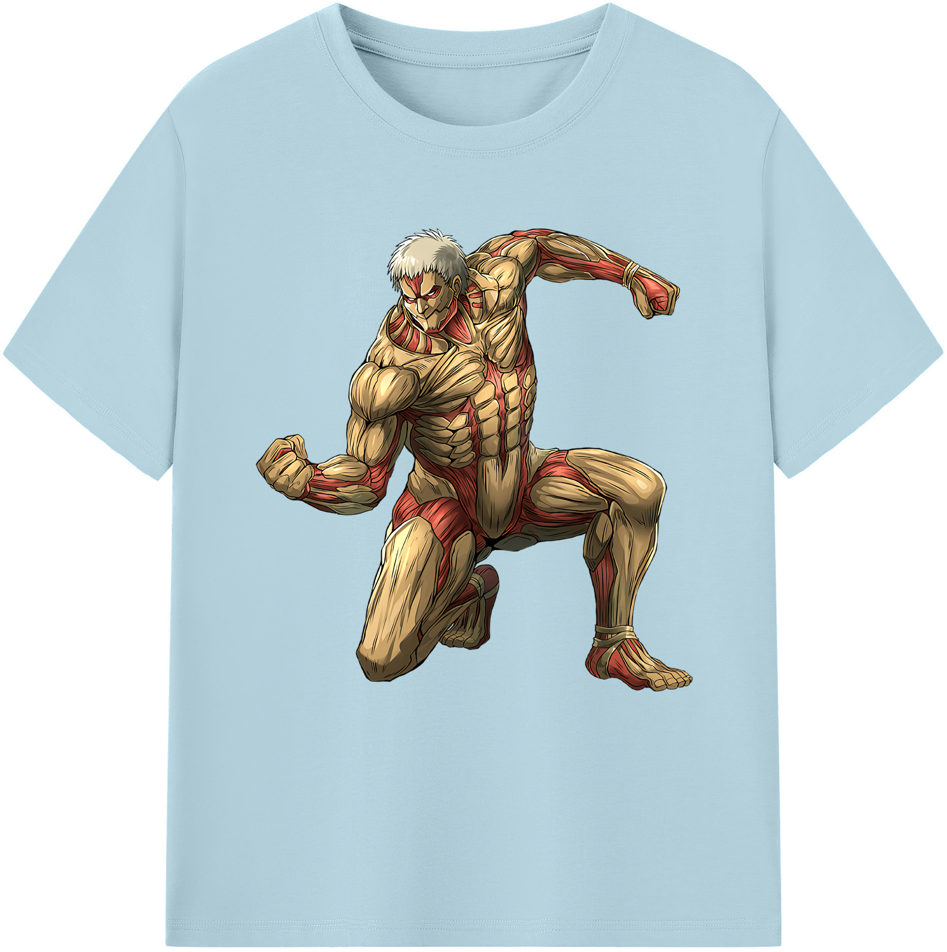 （画像用） 進撃の巨人 Attack on Titan 綿100％半袖Tシャツ（フロントプリント）